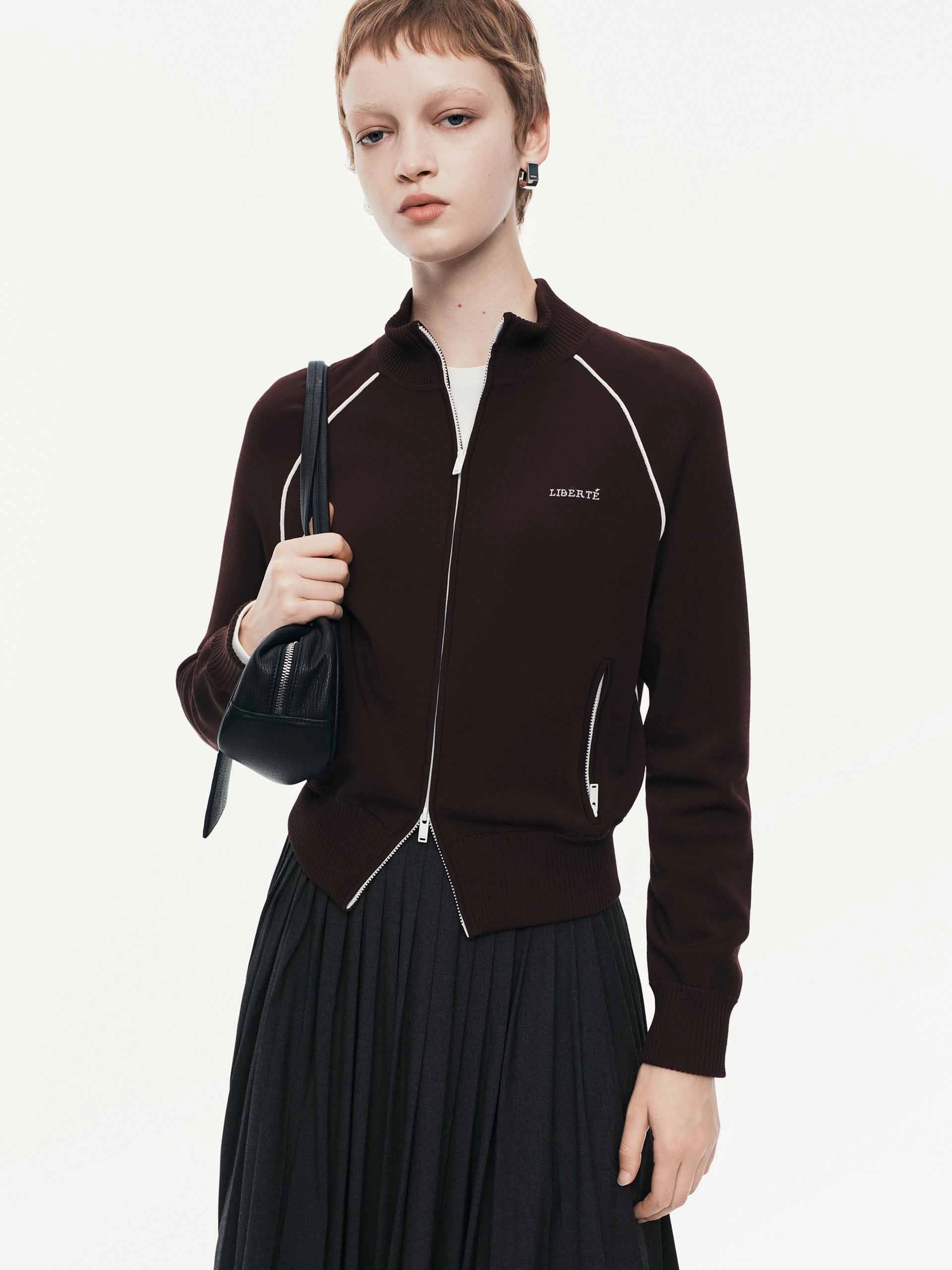 Odor Control Technology Raglan Sleeve Cropped Cardigan