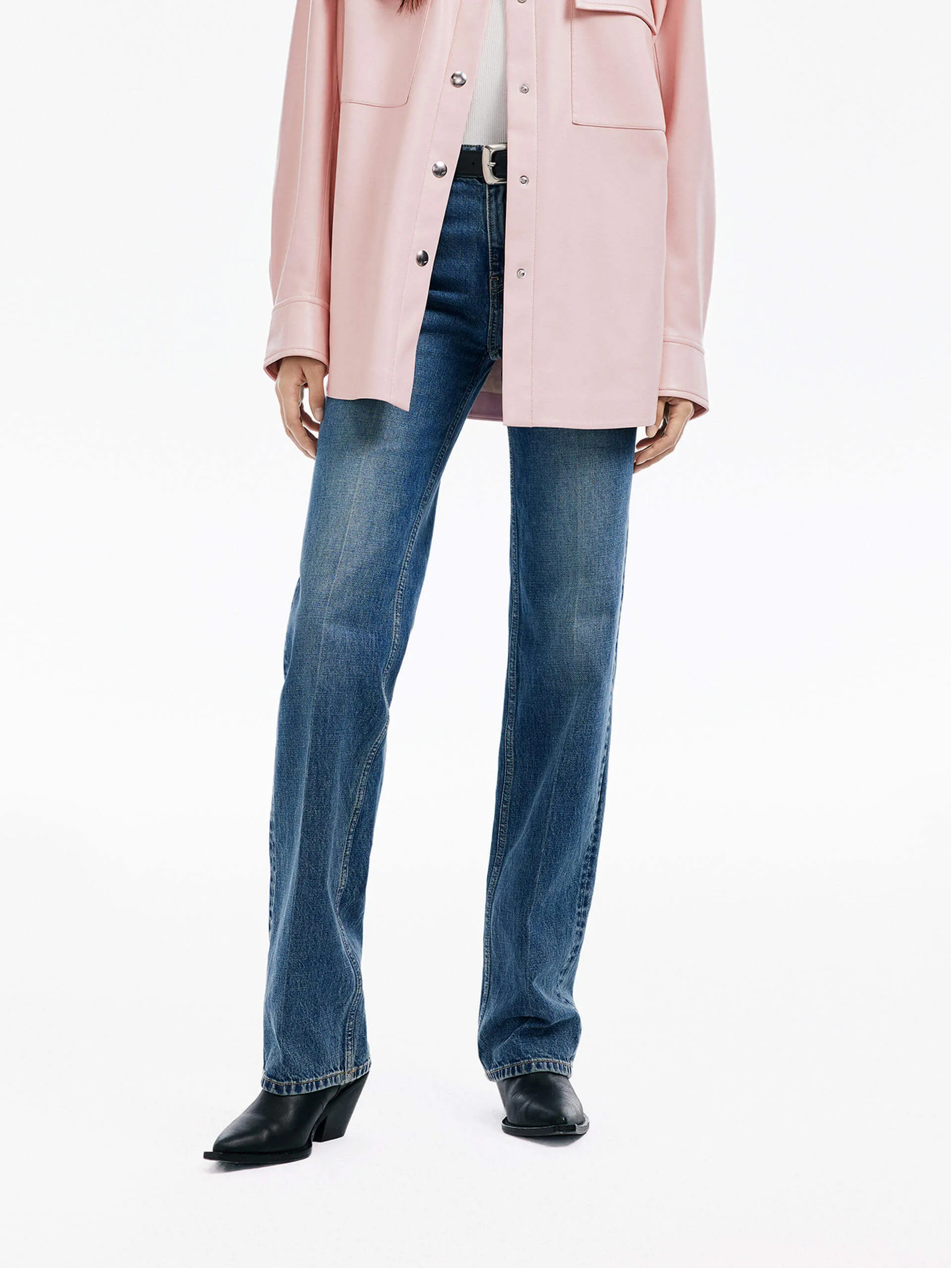 Low Rise Straight Jeans Stay Comfortable Elegant Formal