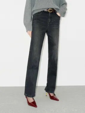 All Round Piece Cotton Blend Fitted Jeans