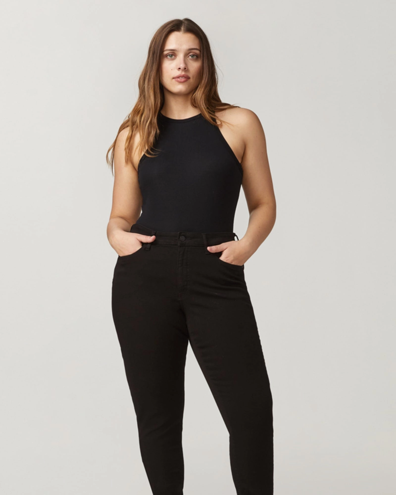 Jennifer Skinny Jean | Black Breathable Brunch Outfit
