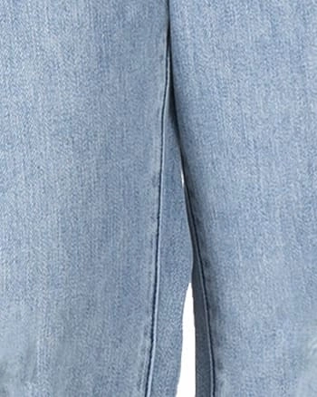 Women's Subtle Distressed Boyfriend Jeans | Stone Wash Blue Comfy Design