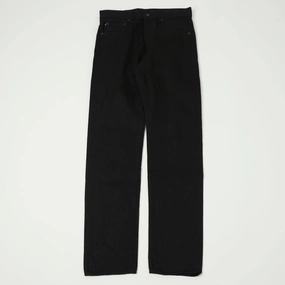 Distressed Details ONI Denim 286-13BK 13oz Regular Straight Jean - Black One Wash