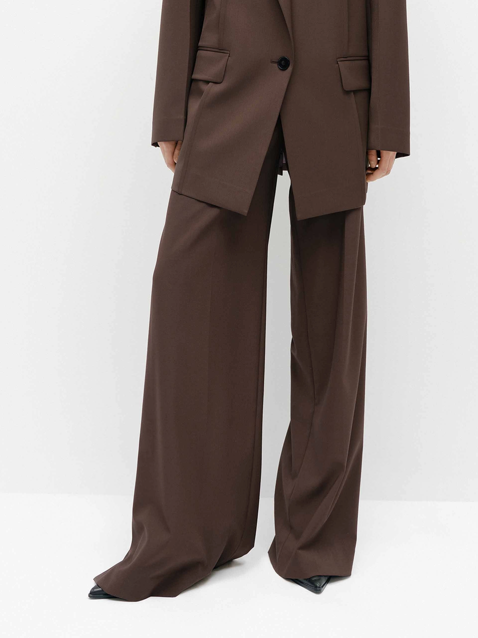 Relaxed Twill Wide Leg Pants Perfect Pair All Occasion