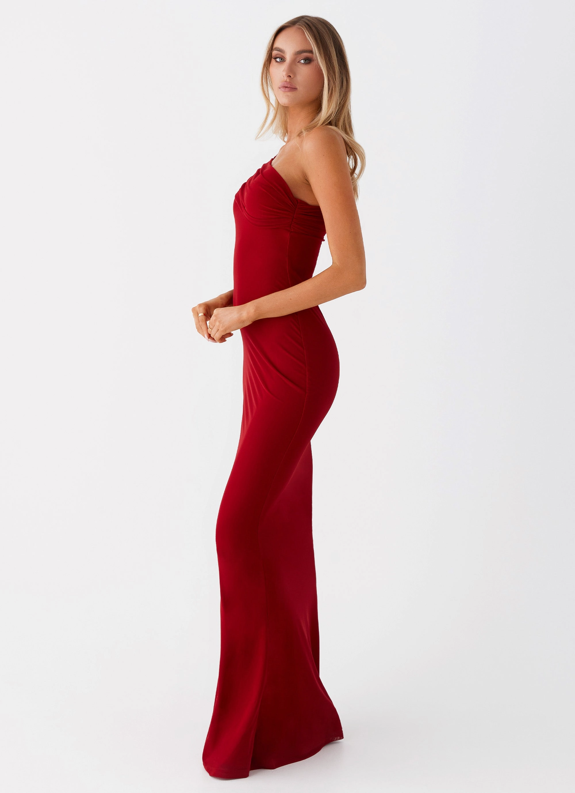 Fall Inspired Reine Maxi Dress - Red