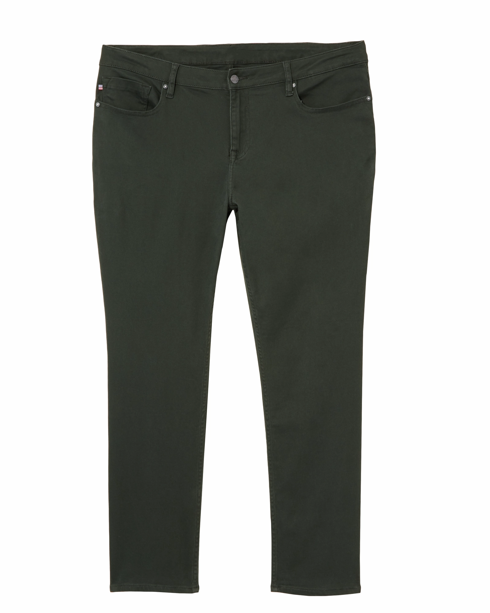 Wide Leg Silhouette Taras Straight Leg Jean | Forest Green