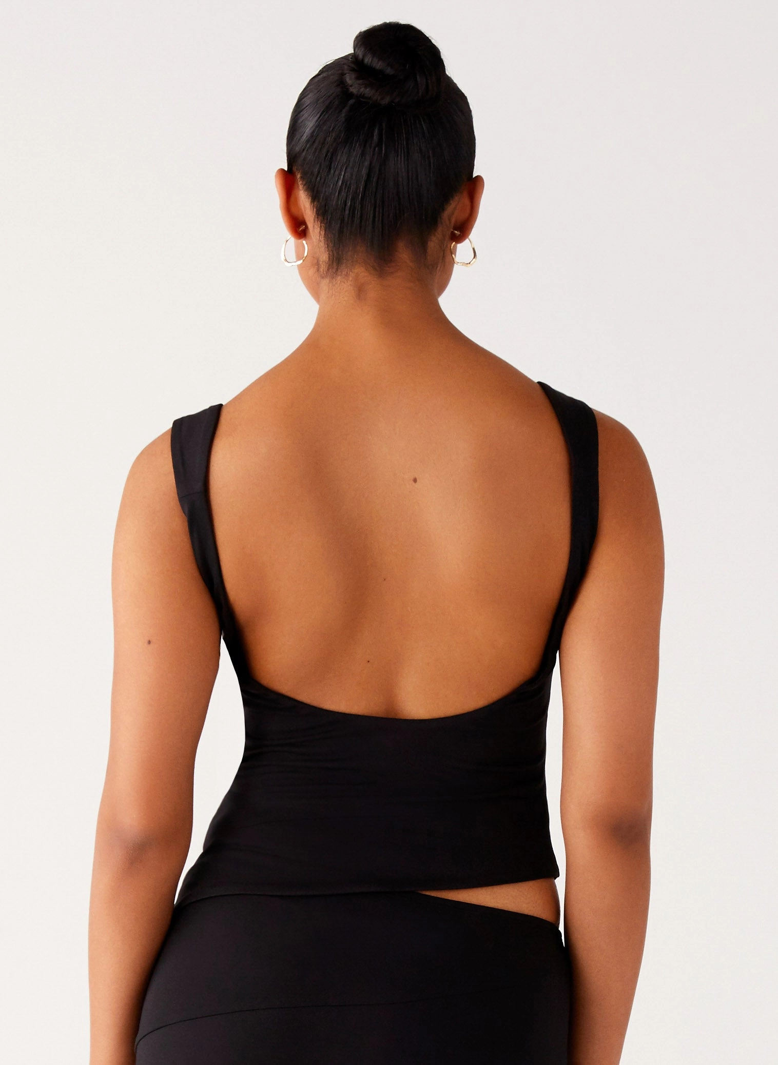 Faith Upgrade Wonderlust Cowl Top - Black