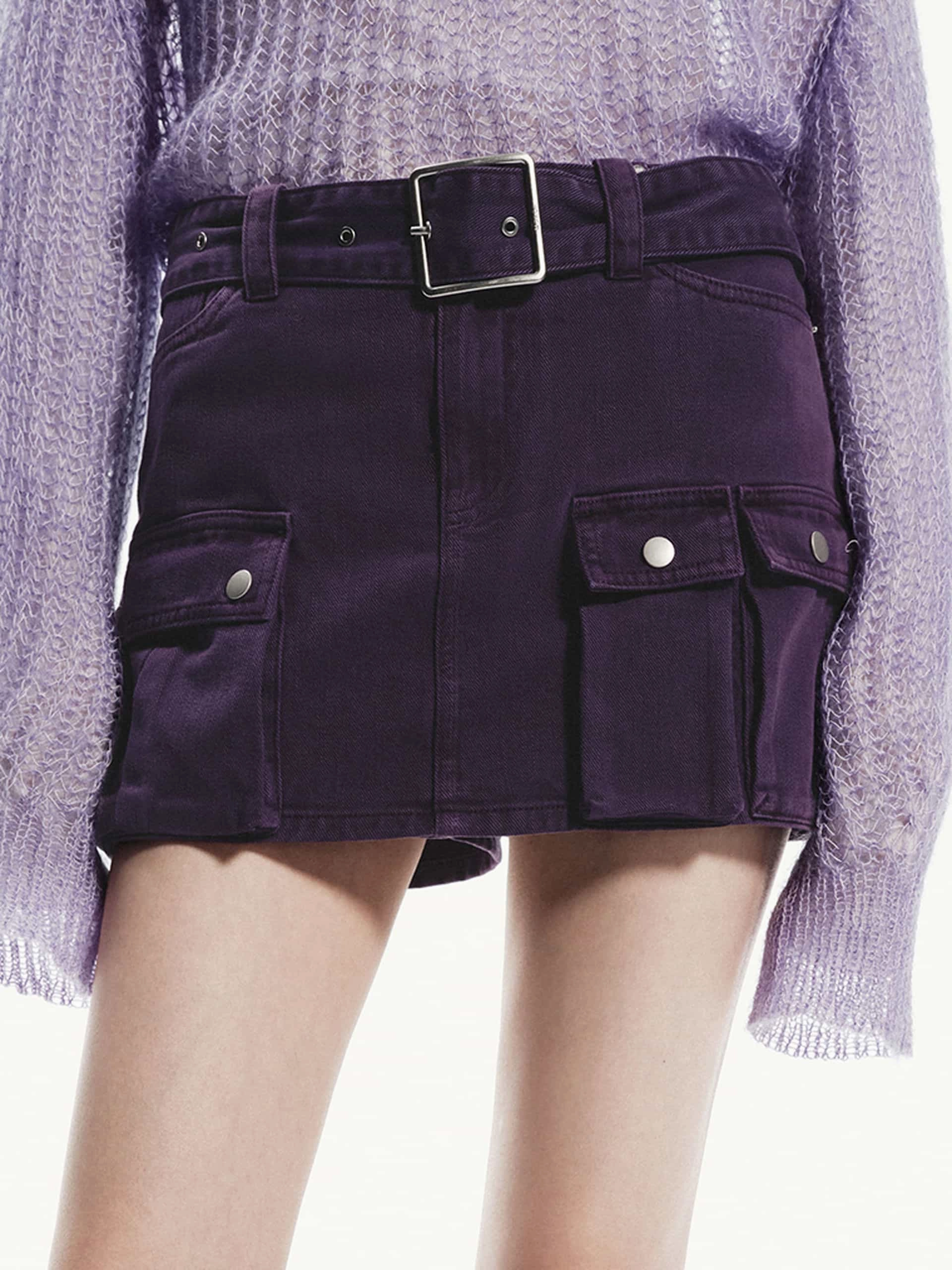 Cargo Pocket Mini Skort Reflective Trim Detail Adaptive design