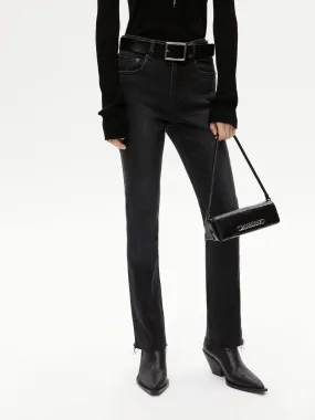 Distressed Details Comfy Design Style Skinny Raw Detail Jeans