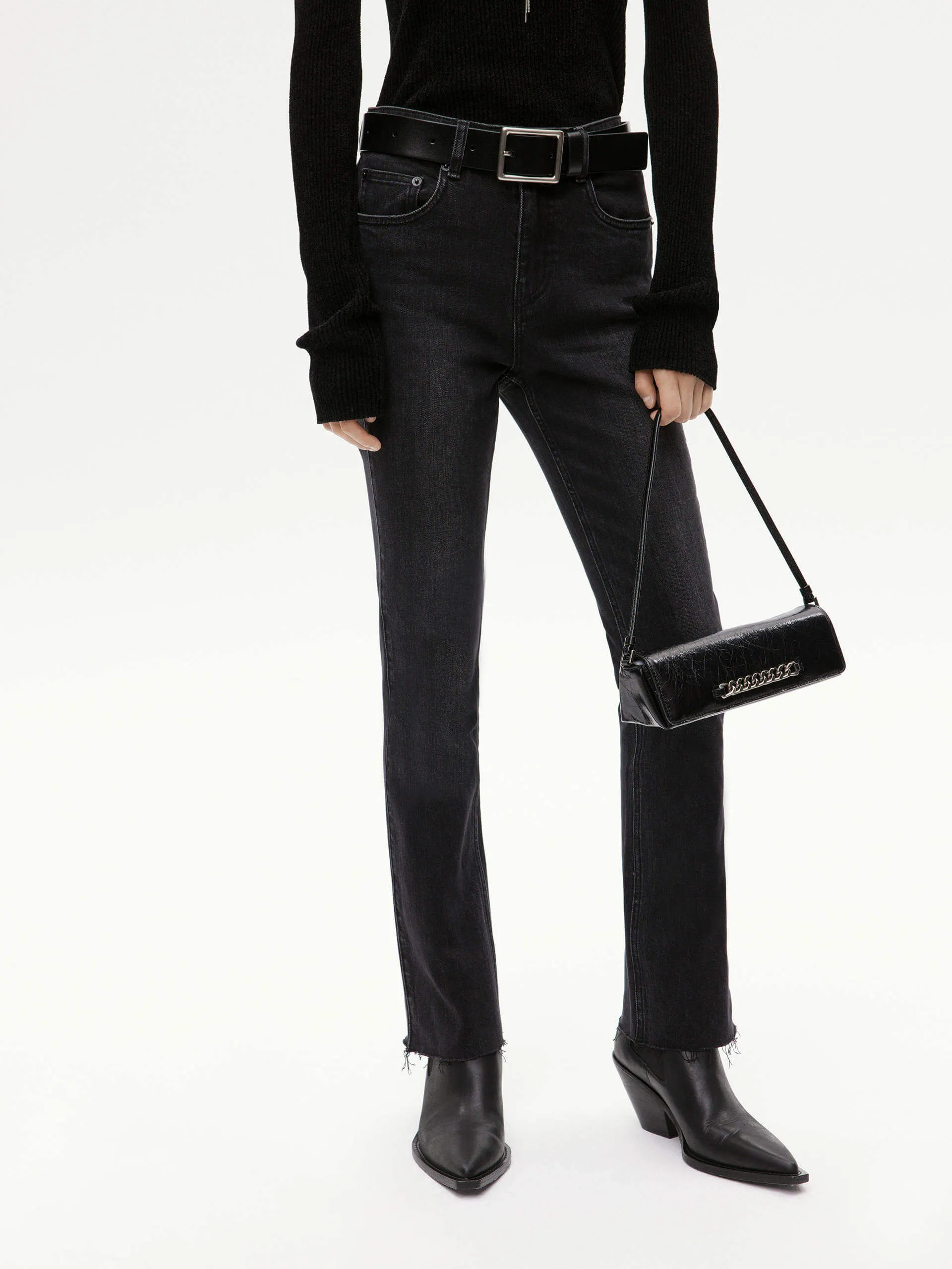 Skinny Raw Detail Jeans Nature Lover Party Look