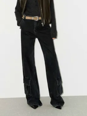 Picnic Style Modern Home Comfort Party Look Modern Minimalist Relaxed Straight Cargo Jeans