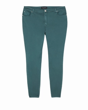 Spring Mood Trendy Brushed Interior Bleecker Skinny Jean  | Teal