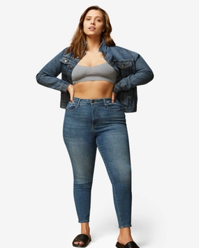 Maybelle Cropped Skinny Jeans | Adelaide Modern Winter Warmth Loose Straight Cut