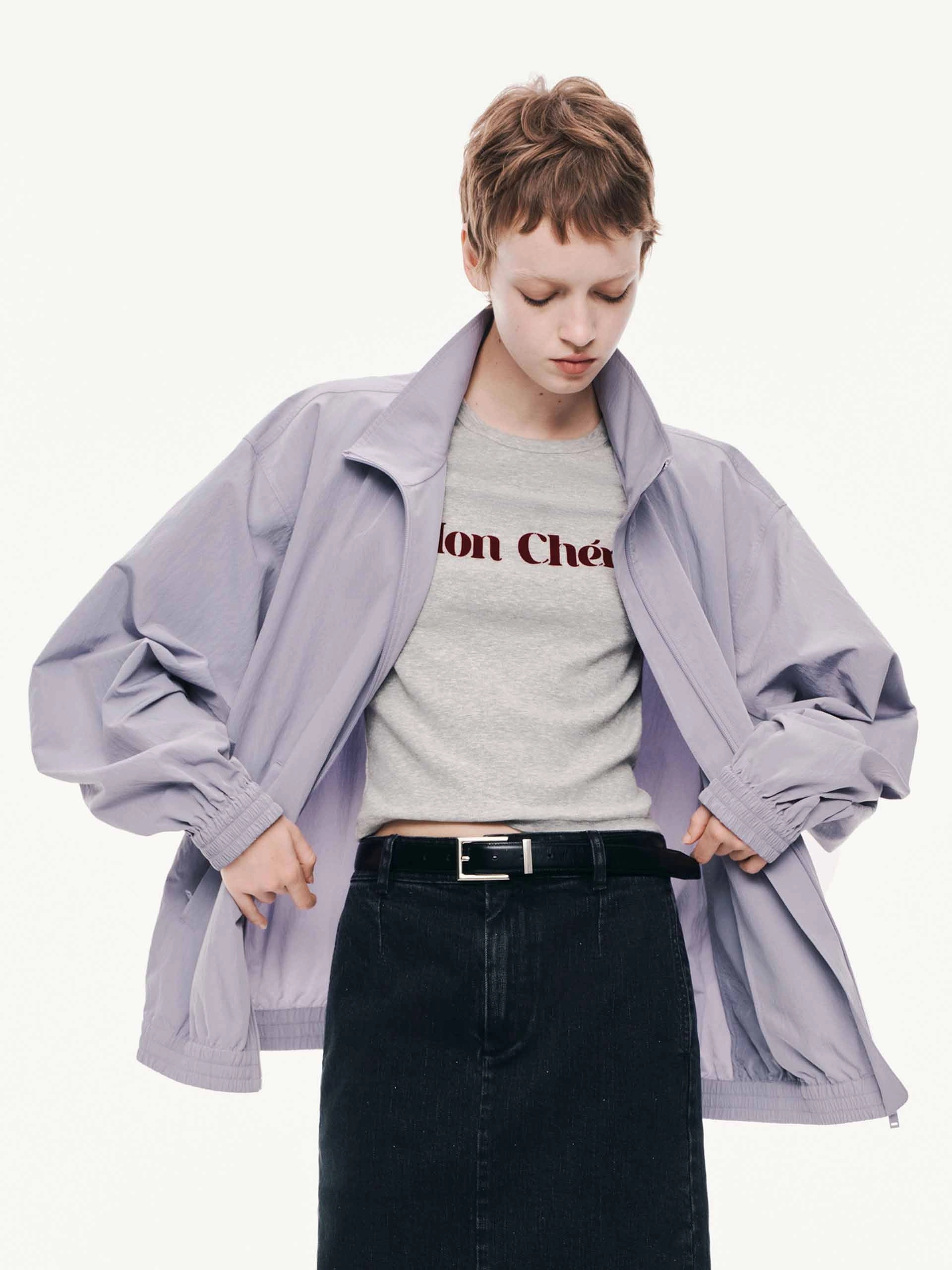 Eco Friendly Construction Relaxed Long Sleeves Coat