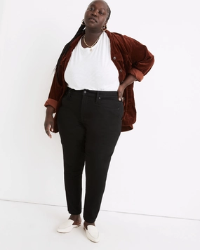 High-Rise Skinny Jeans | Black Versatile Tailoring