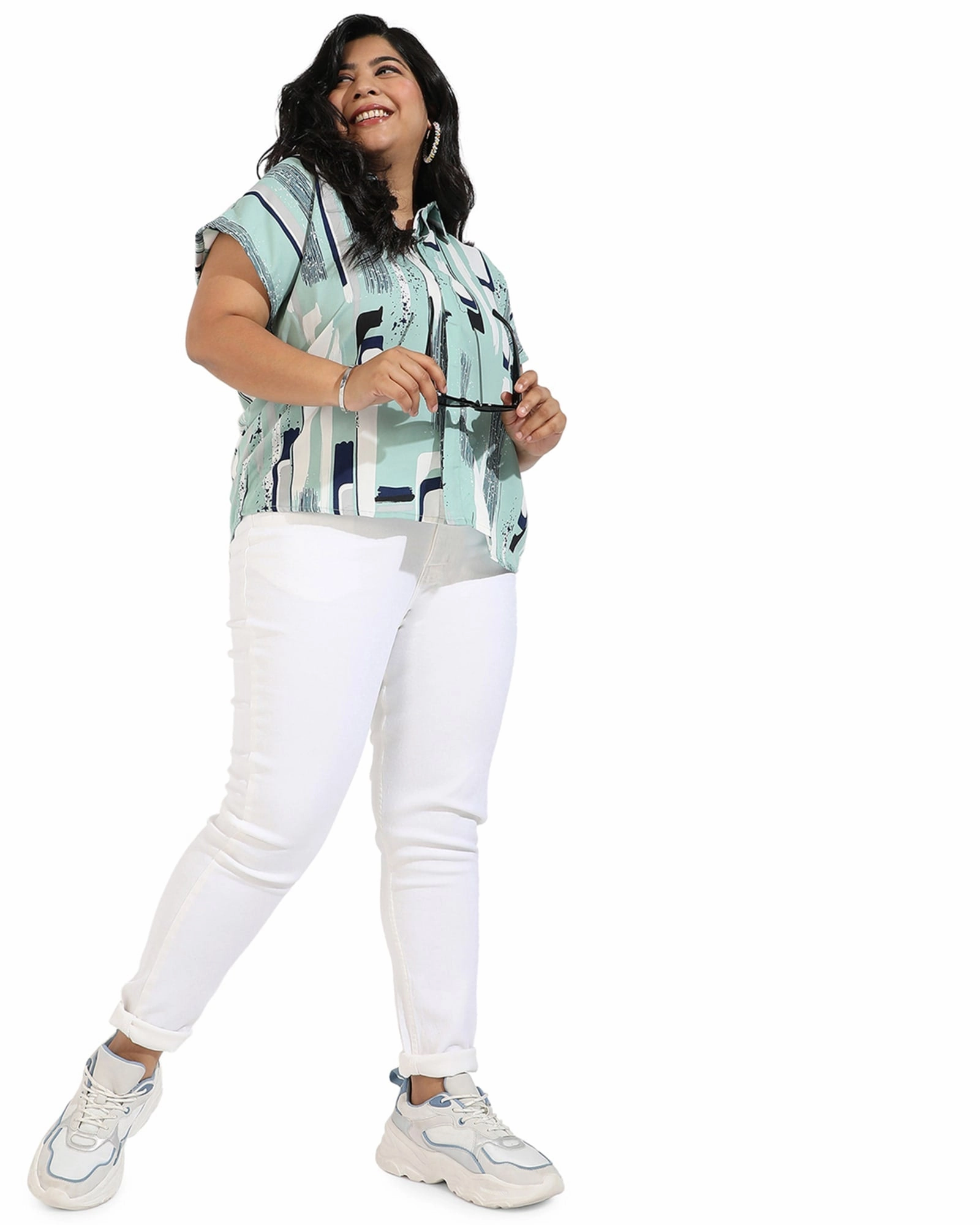 Relaxed Tailoring White Skinny Jeans | White