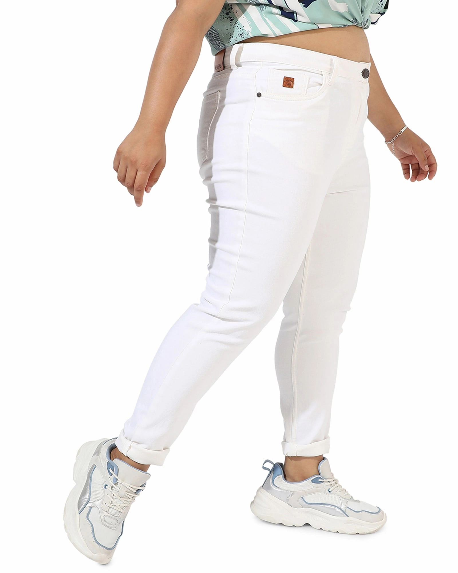 White Skinny Jeans | White Daily Wear Breathable Classic
