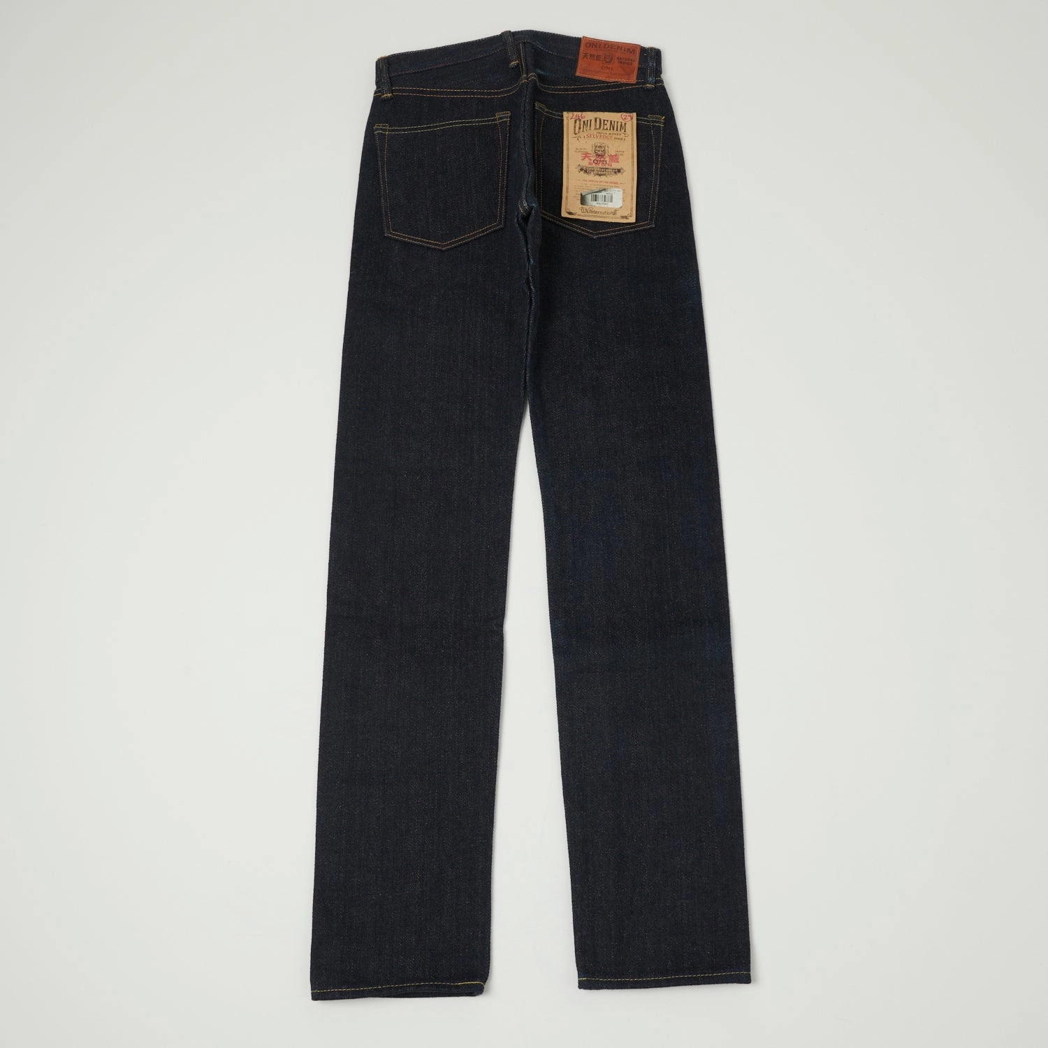 Fashion Routine Stylish Casual ONI Denim 246 'Kabuki' Vedge Natural Indigo Relaxed Tapered Jean - Raw