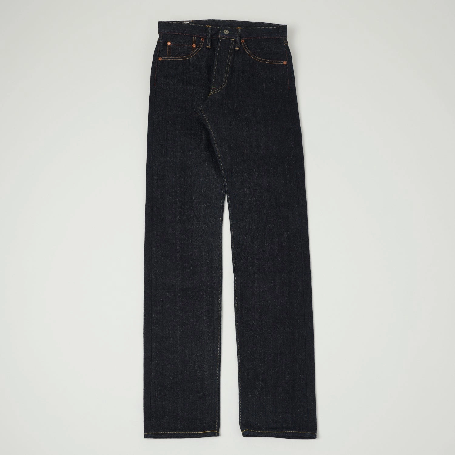 ONI Denim 246 'Kabuki' Vedge Natural Indigo Relaxed Tapered Jean - Raw Comfy Tailoring