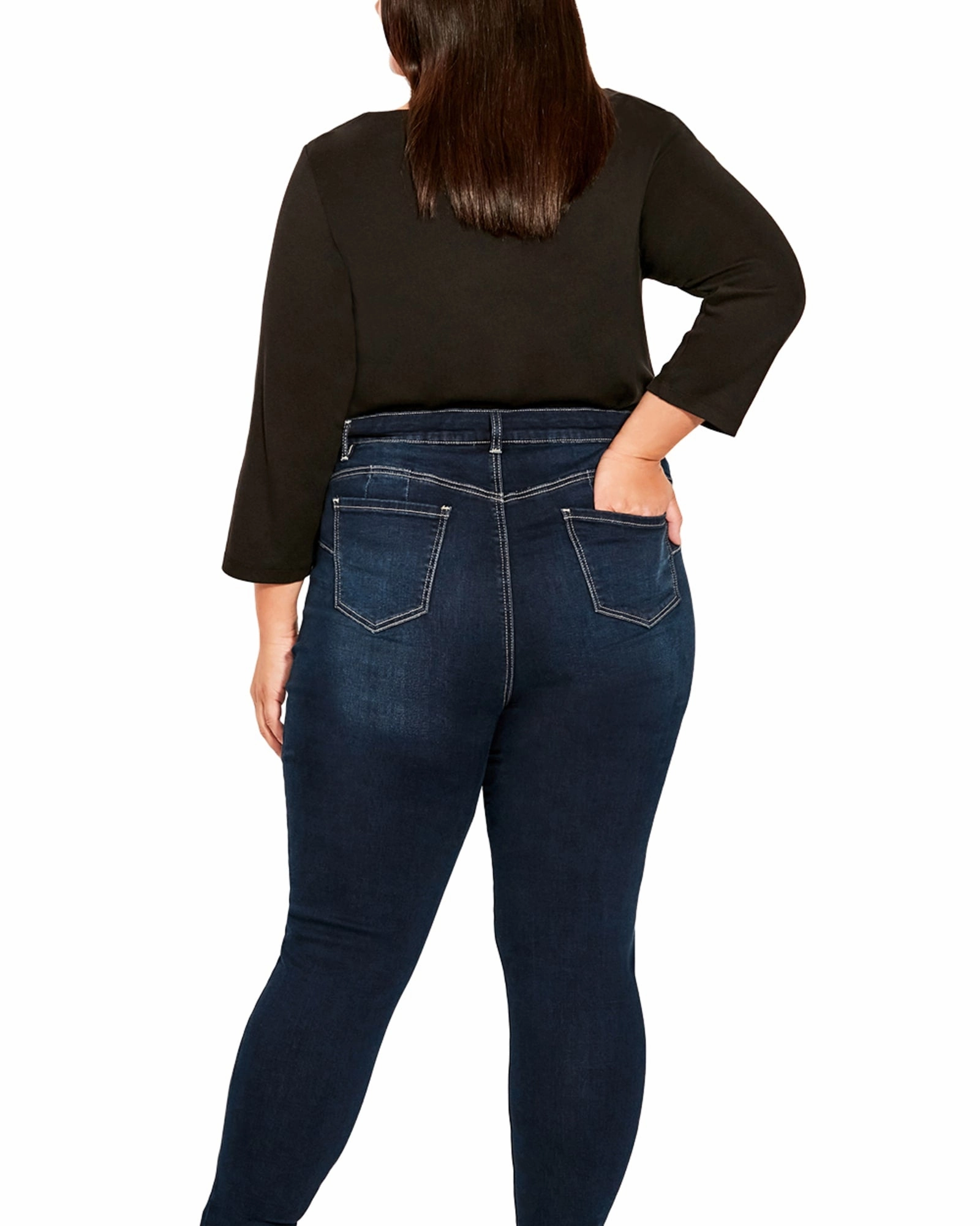 Simple Outfit Daily Uniform Serendipity Zip Jean | Dark Wash