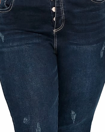 Serendipity Zip Jean | Dark Wash City Walk Casual Friday Relaxed Style Work Ready Outdoor Enthusiast