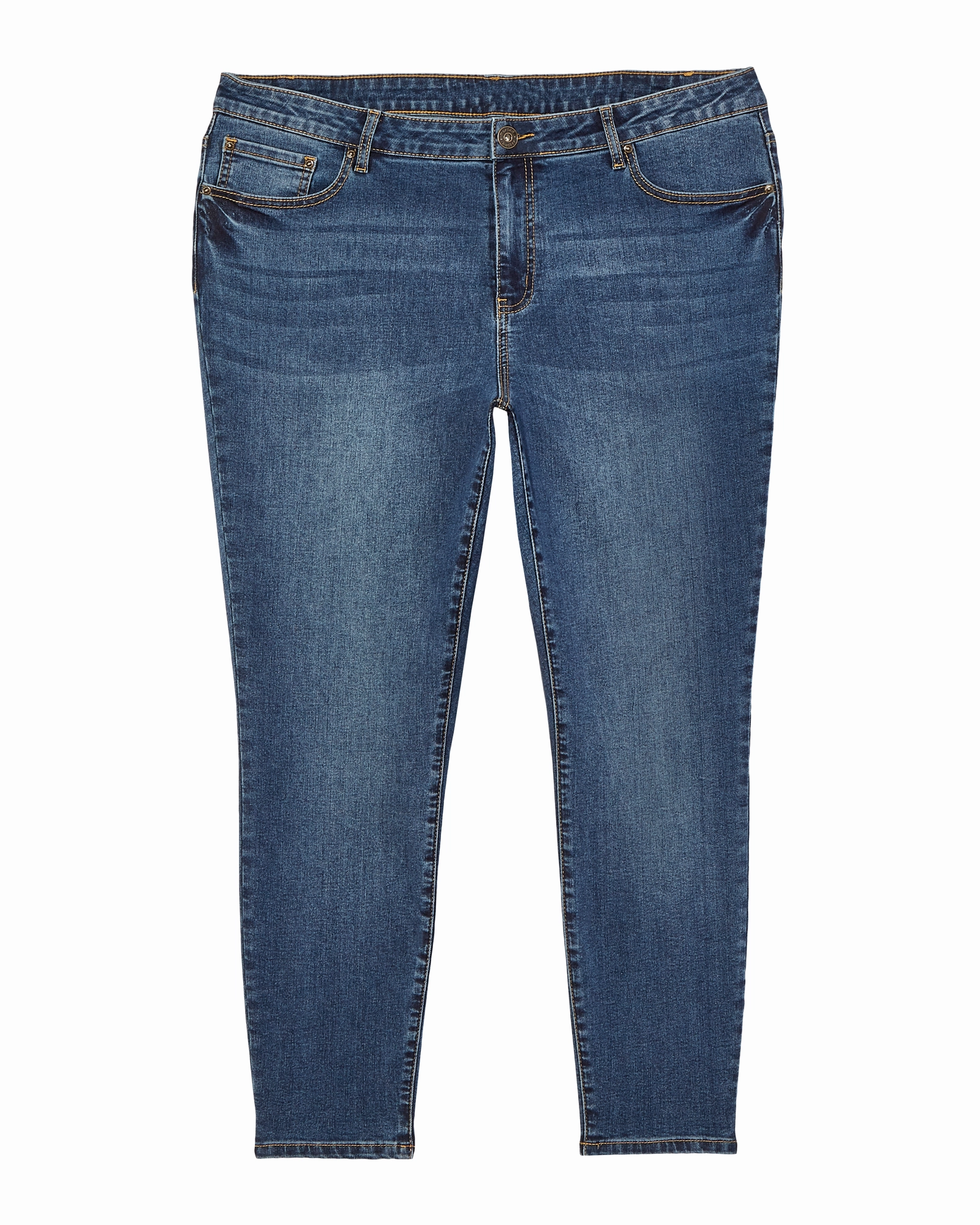 Renwich Ankle Jean | Medium Wash Plain Comfort