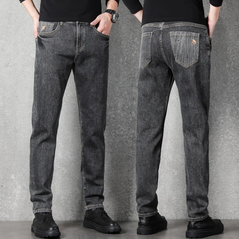West Louis? Stretch Slim Fit Fashion Designer Denim Jeans Timeless Design