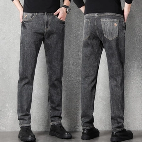 West Louis? Stretch Slim Fit Fashion Designer Denim Jeans Timeless Design