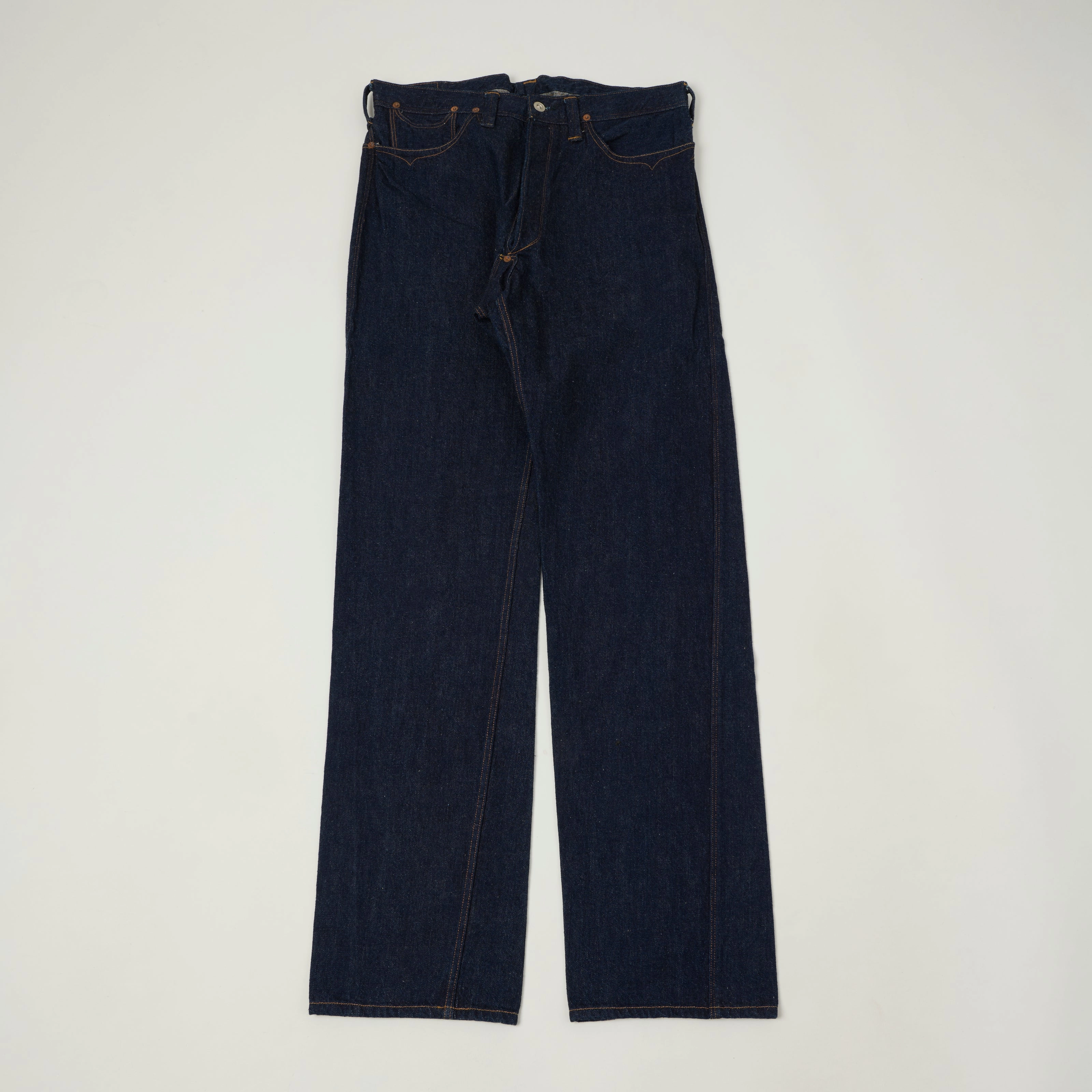 Water Efficient Wash Process Warehouse & Co 'Brown-Duck & Digger' Regular Straight Jean - Rinsed