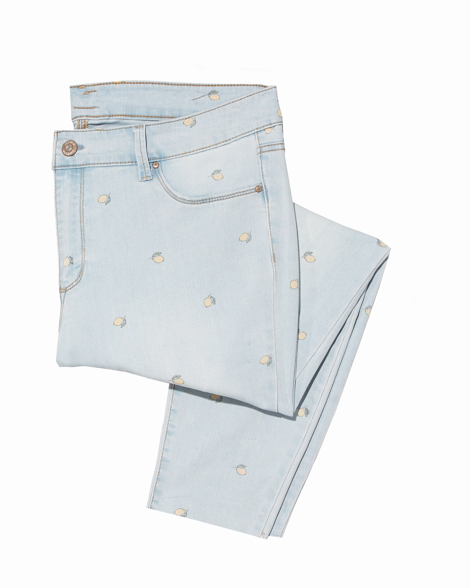 Smooth Texture Classic Fit Design Roni Ankle Skinny Jean | Light Wash