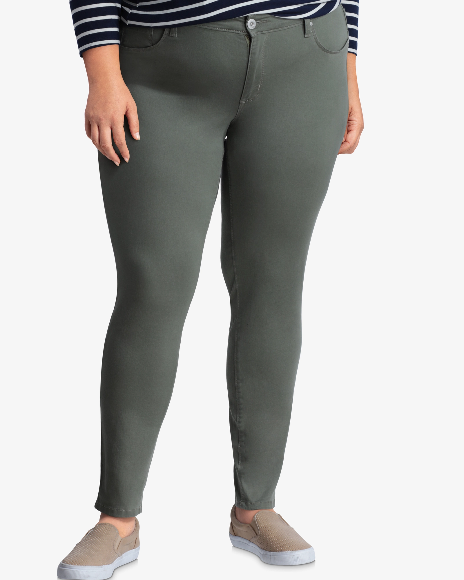 easy move Roni Skinny Jean  | Olive Green