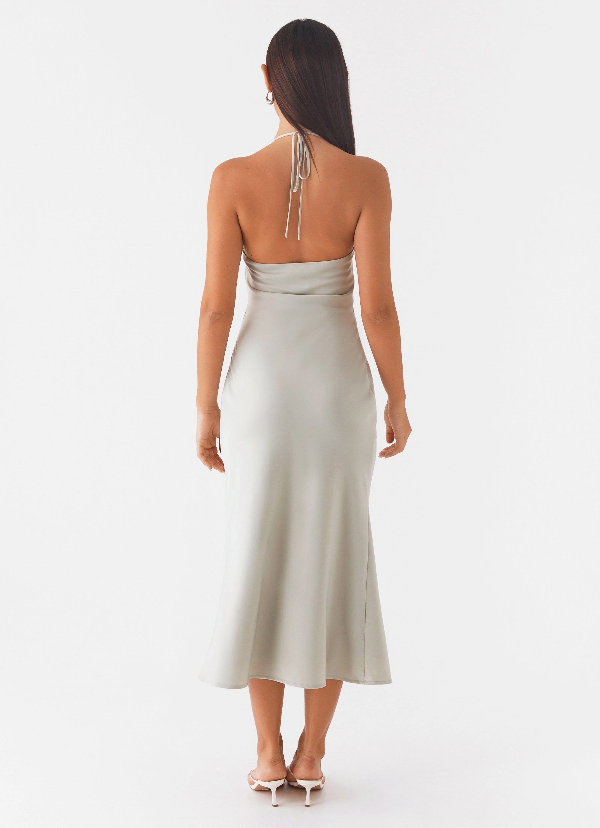 Joy Glow High Note Midi Dress - Sage