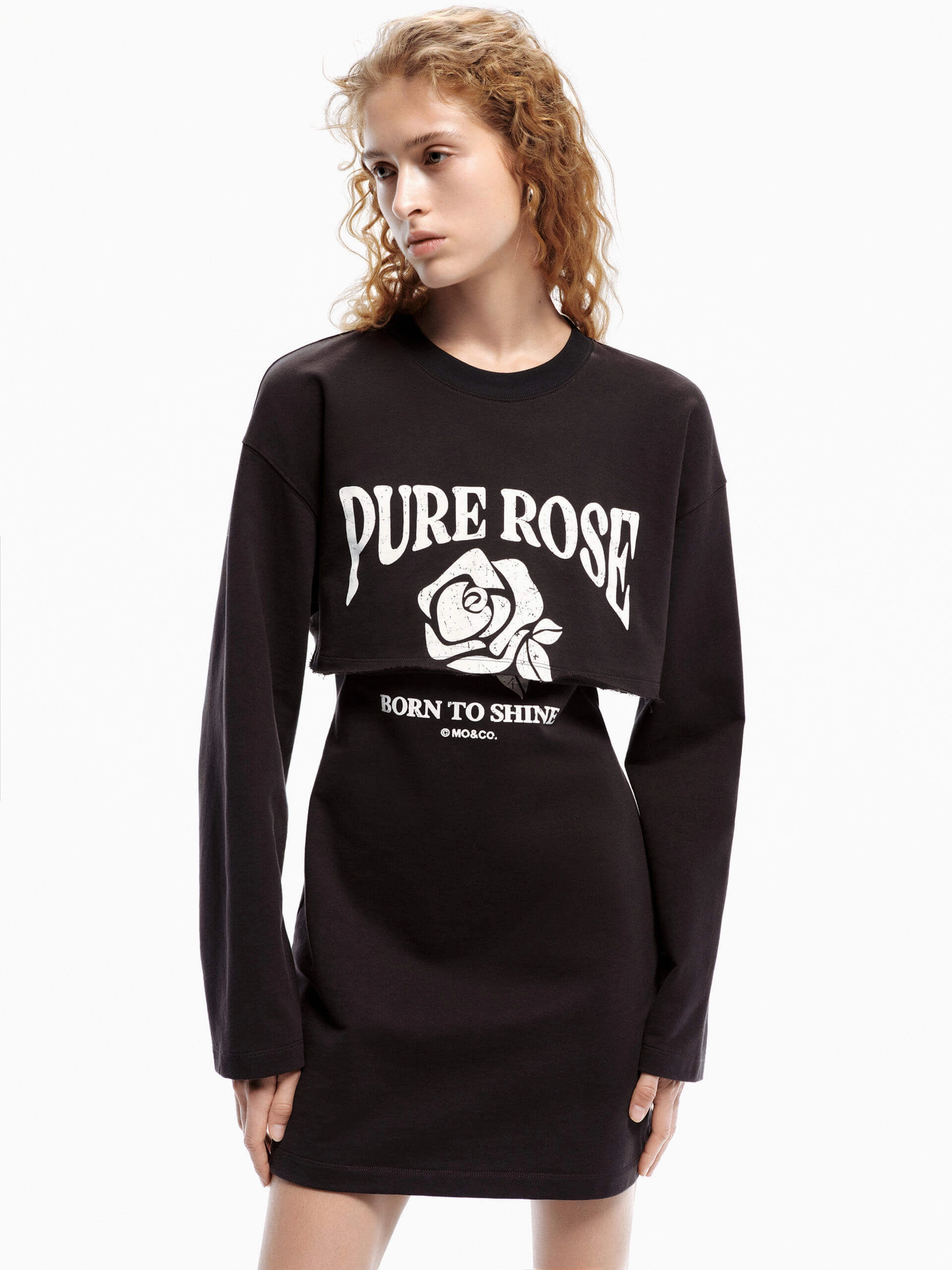 Rose Pattern Tank Dress Chill Comfort