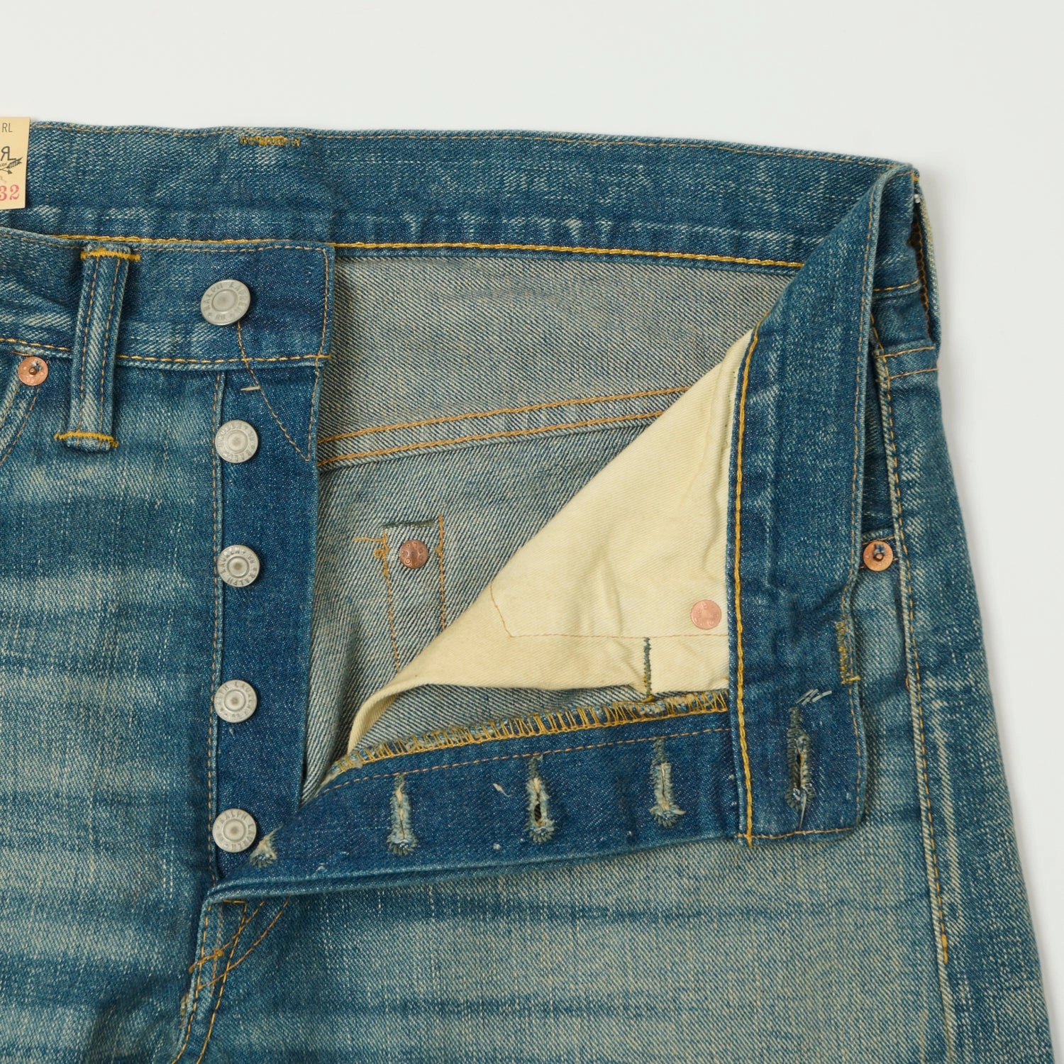 RRL 'Milner' Straight Fit Selvedge Jean - One Wash Effortless casual