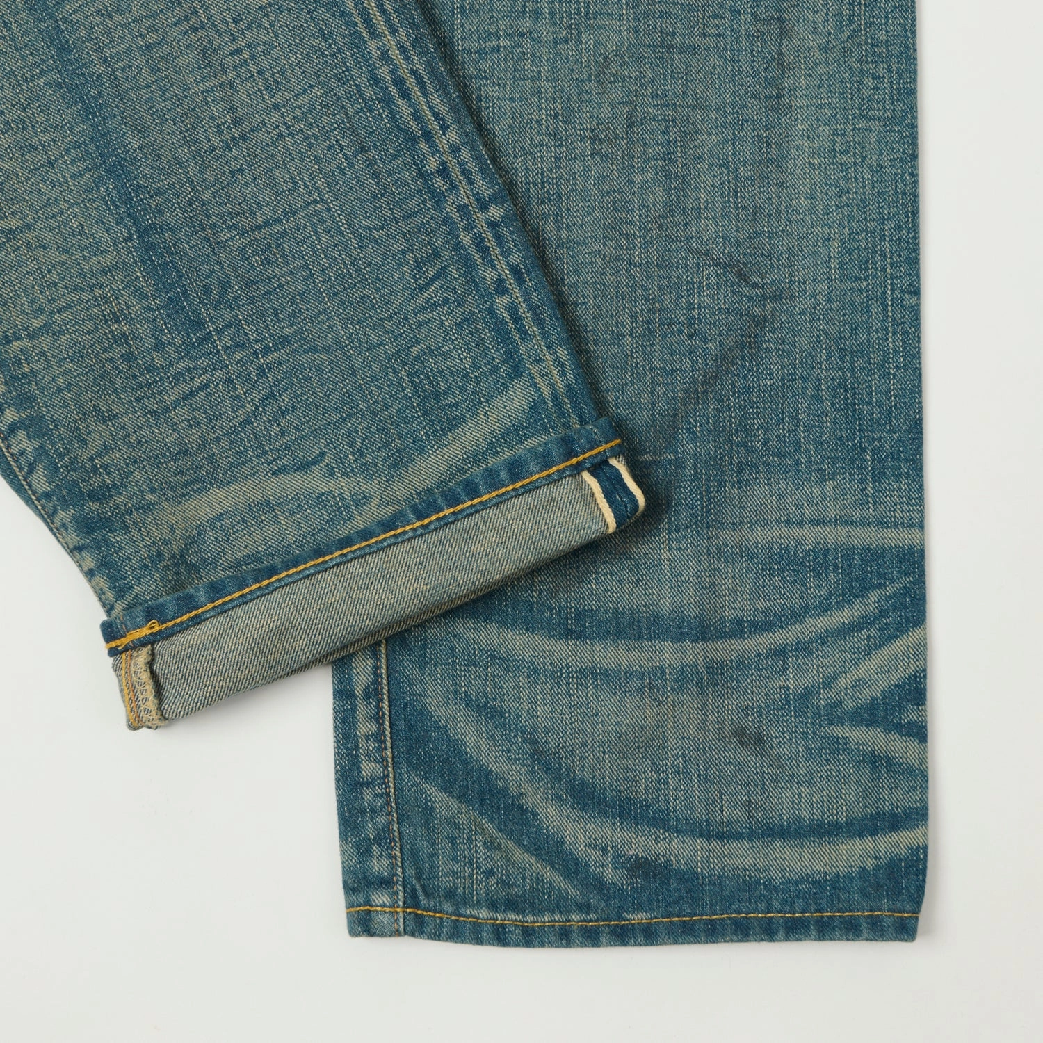 RRL 'Milner' Straight Fit Selvedge Jean - One Wash Customizable length Versatile Relaxed Style
