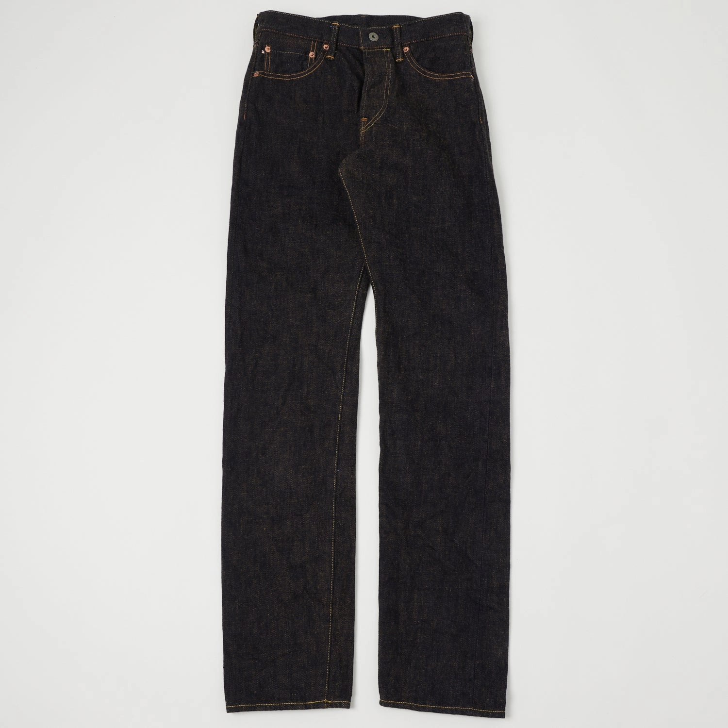 Fashion Daily Raw Hem Design ONI Denim 246 20th Anniversary Red Cast Relaxed Tapered Jean - One Wash