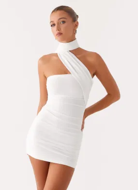 Casual maxi dress Silky Touch Breaking News Mini Dress - White