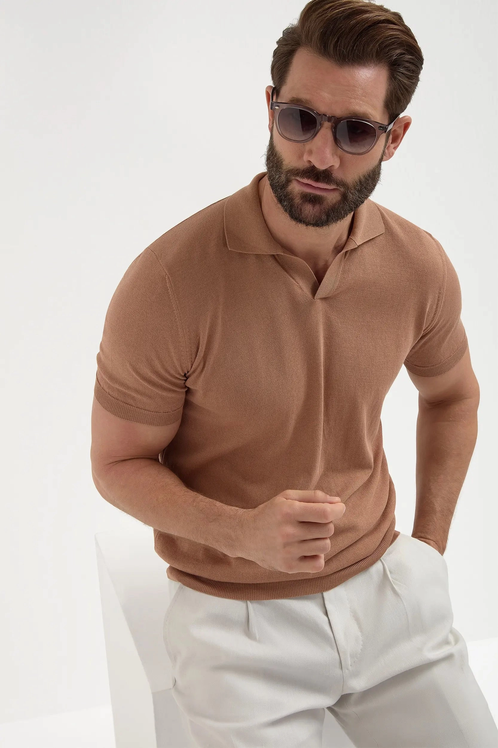 Rusty polo - Made in Italy Chill Friendly Outdoor Warmth