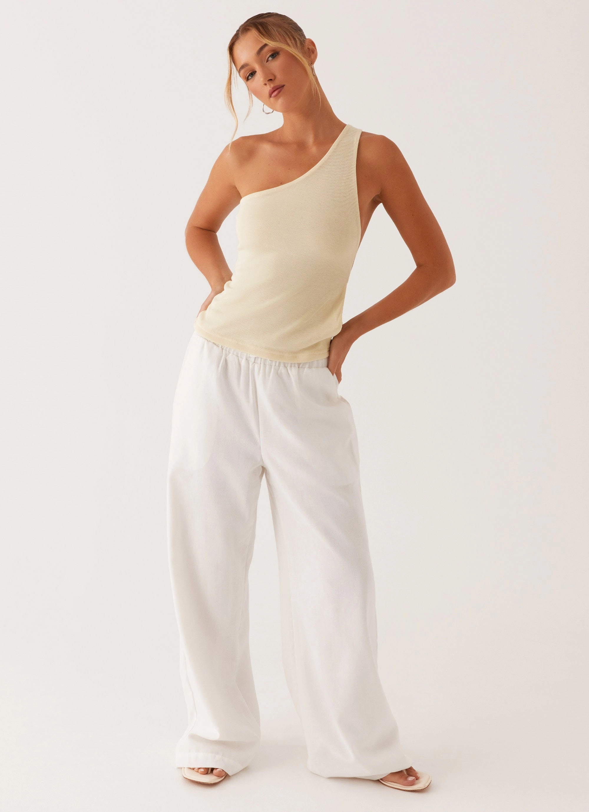 Safiya One Shoulder Top - Yellow product development