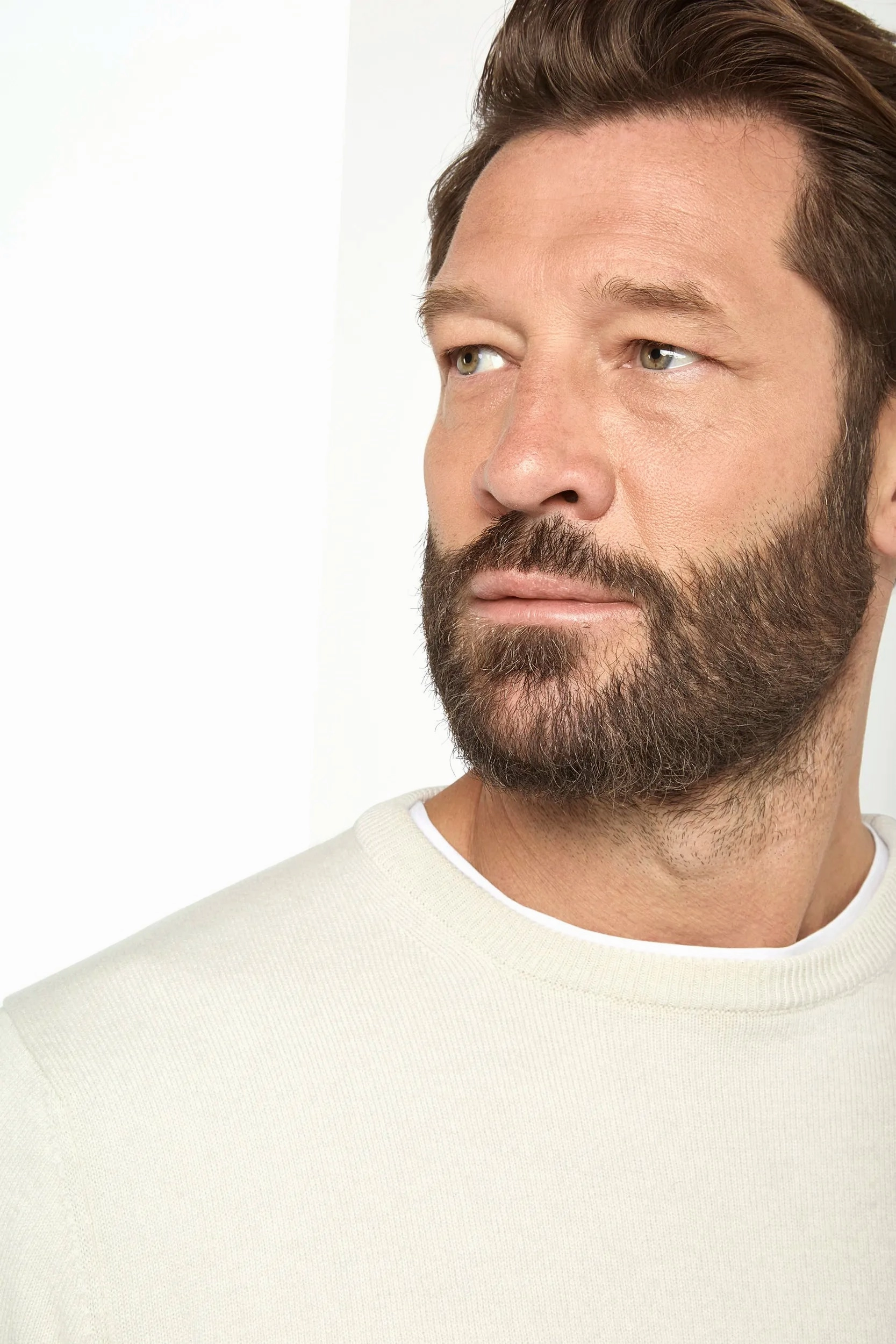 Work Friendly Sand cashmere round neck ?C Made in italy