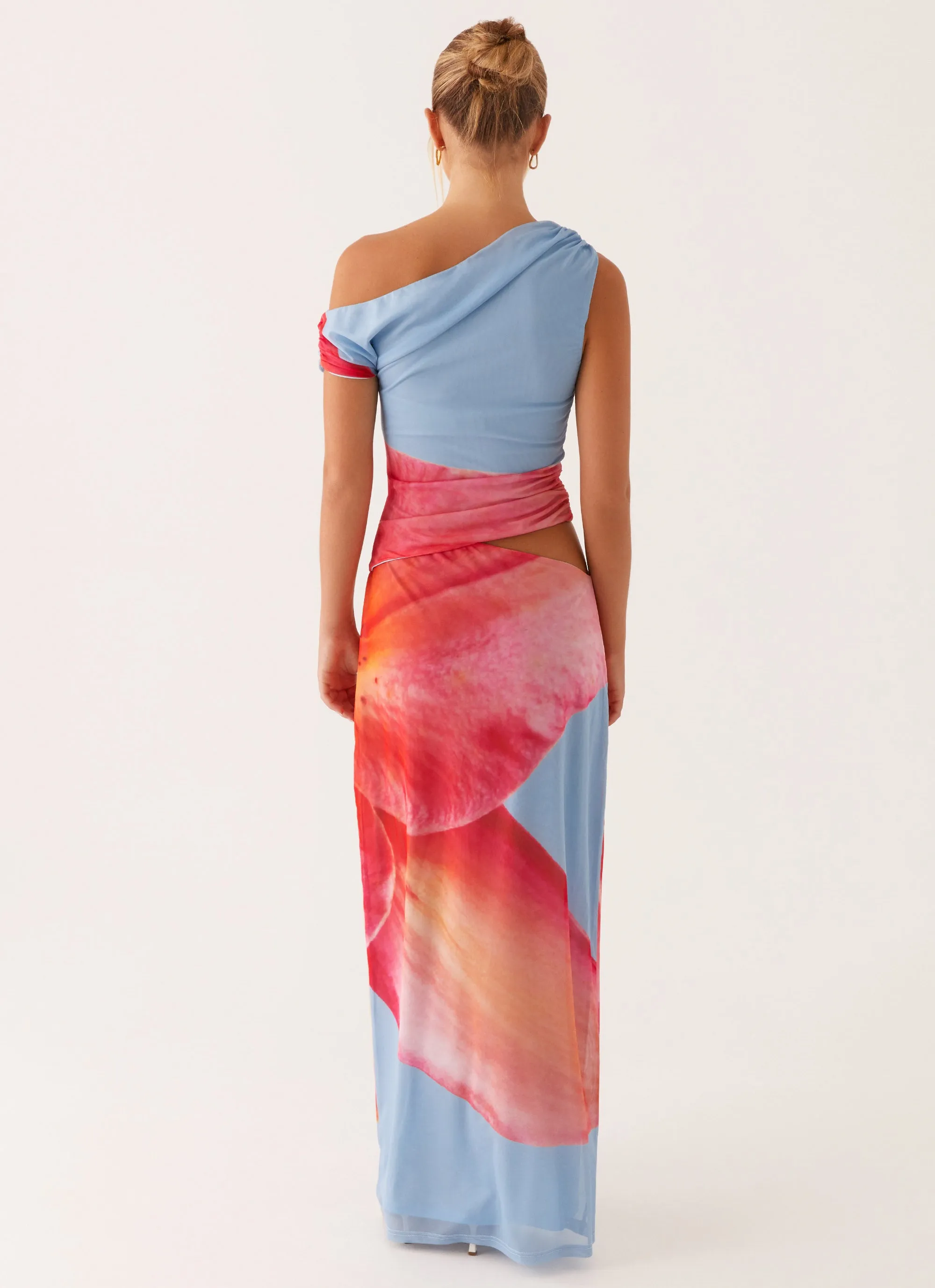 Santa Monica Maxi Dress - Blue Floral Perfect Style Wear