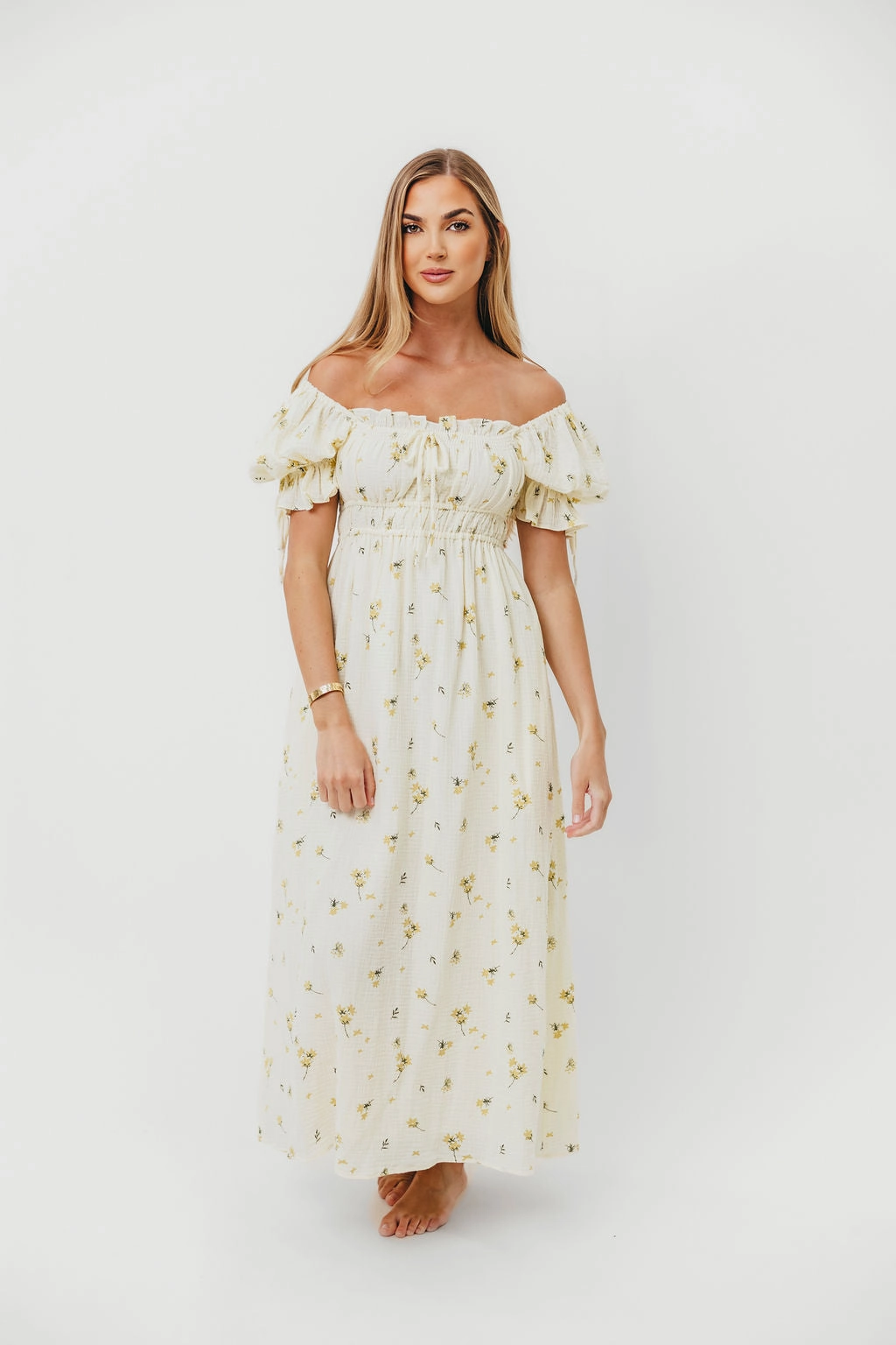 Savanna Steppe 100% Cotton Dress in Cream - Bump Friendly & Inclusive Sizing (S-3XL) Easy Layers