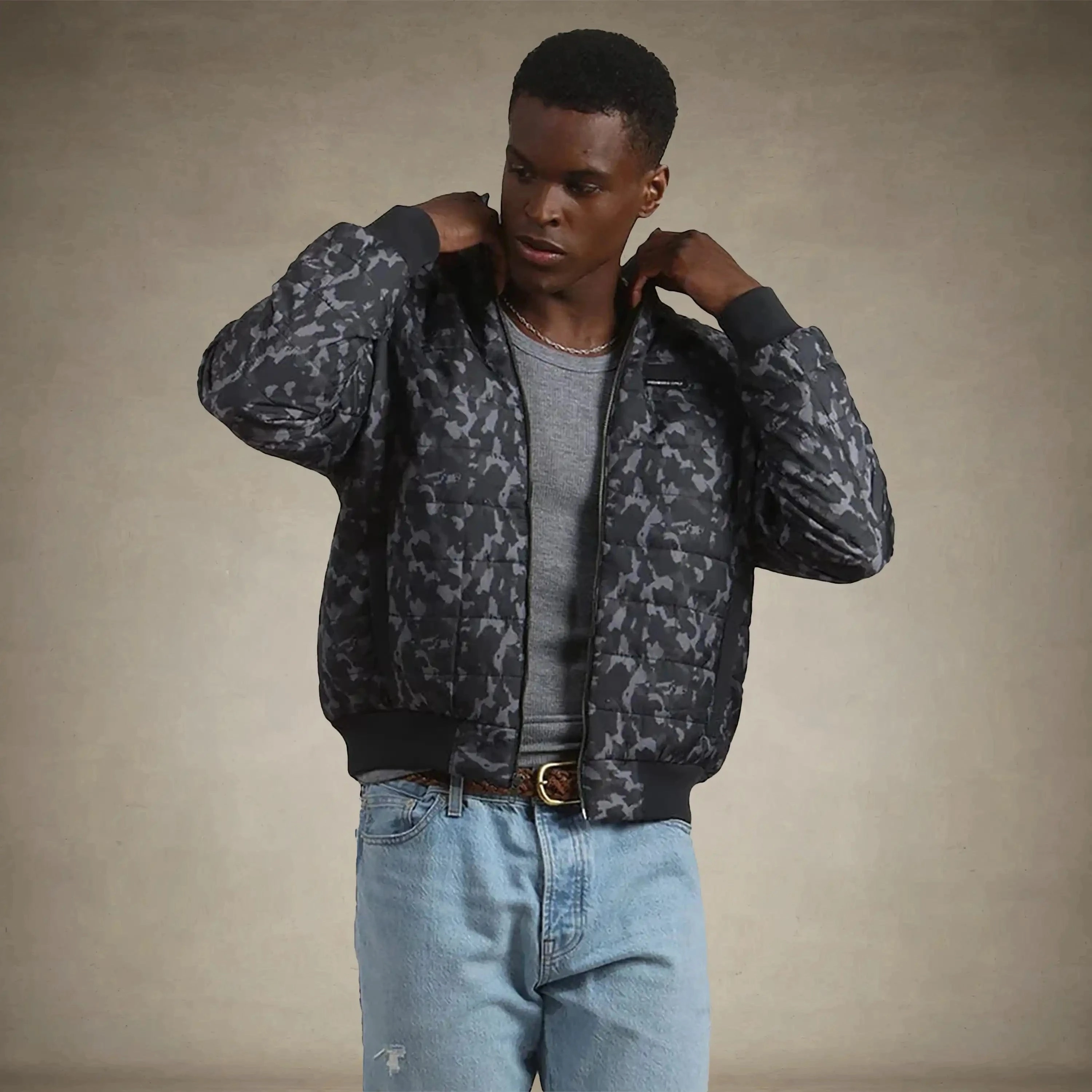 Men's SoHo Quilted Jacket Promulgate Breathable mesh lining