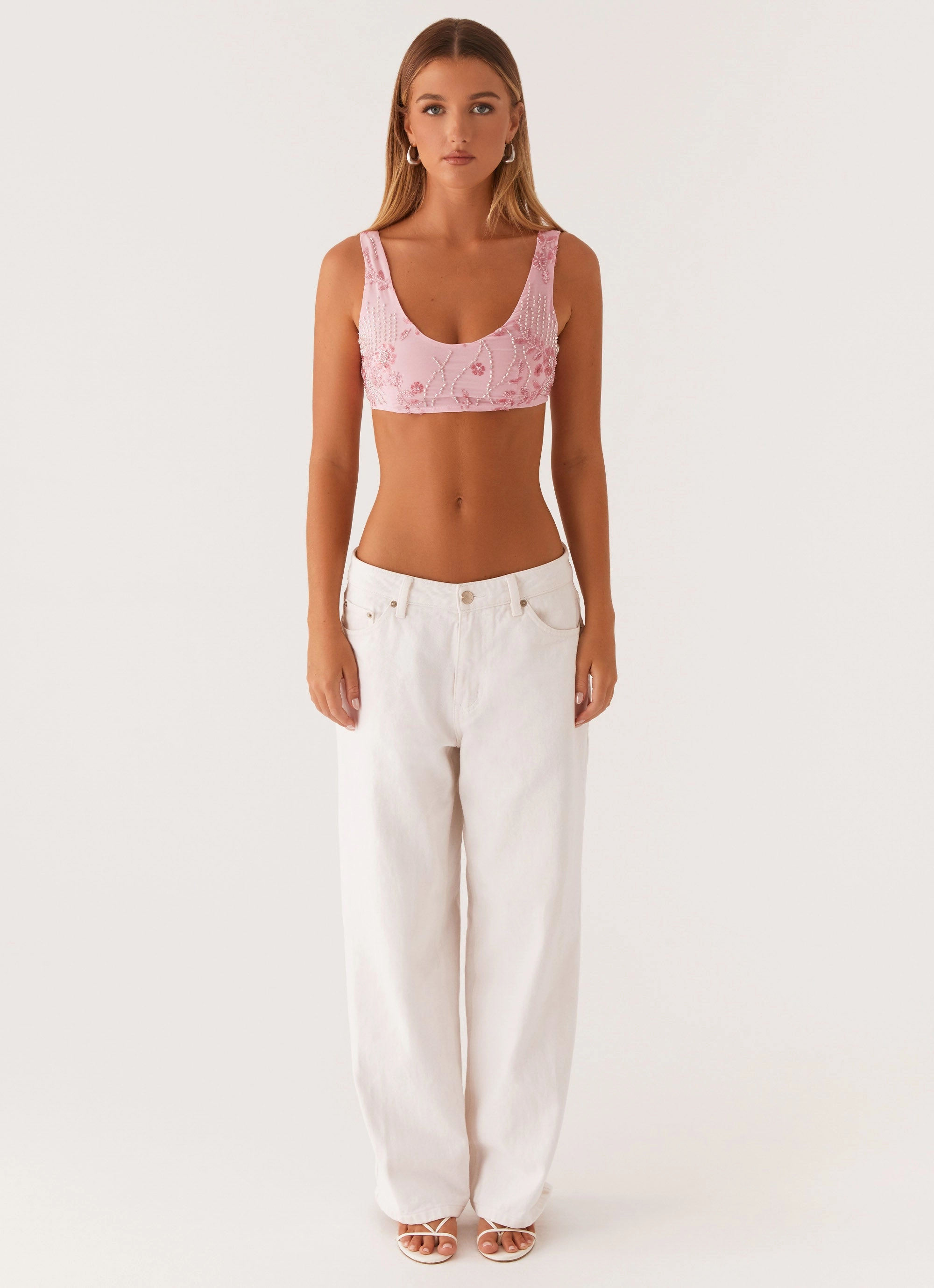 Next - generation Mercer Sequin Bralette - Pink