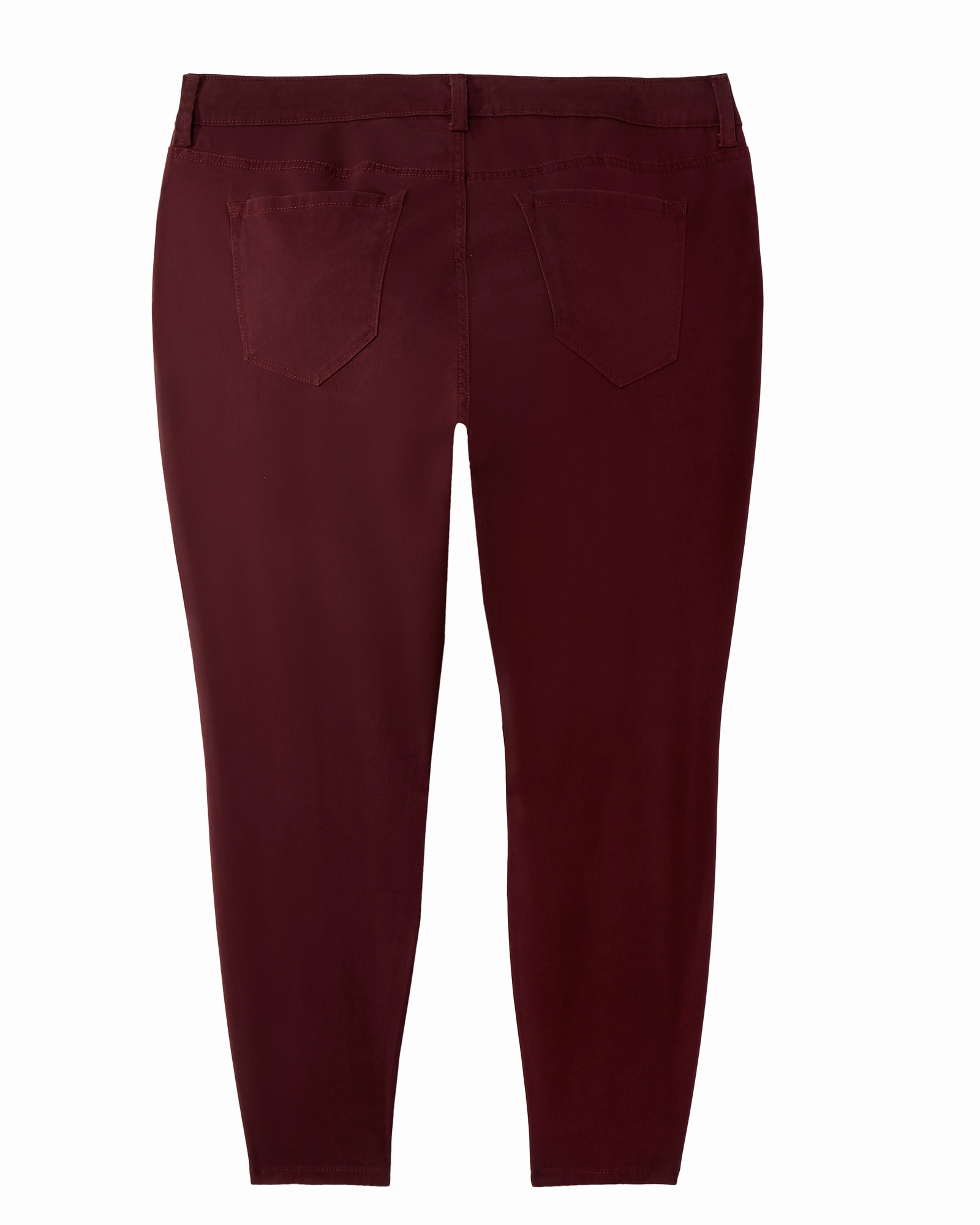Water Efficient Wash Process Roni Ankle Skinny Jean | Burgundy