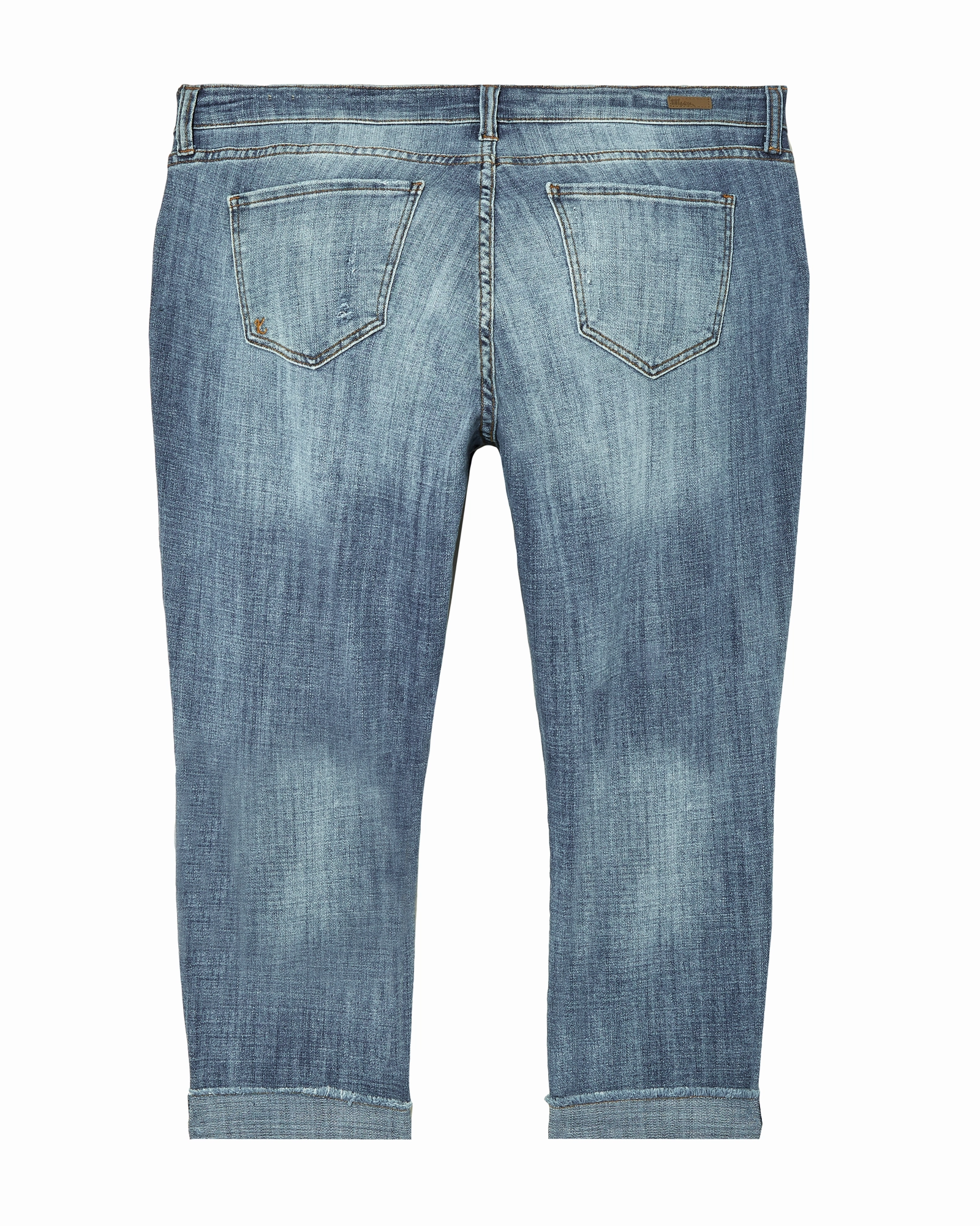 Seeley Cropped Straight Leg - Roll Up Frayed Hem | Medium Wash Urban Explorer Trend Setter Street Fashion Breathable