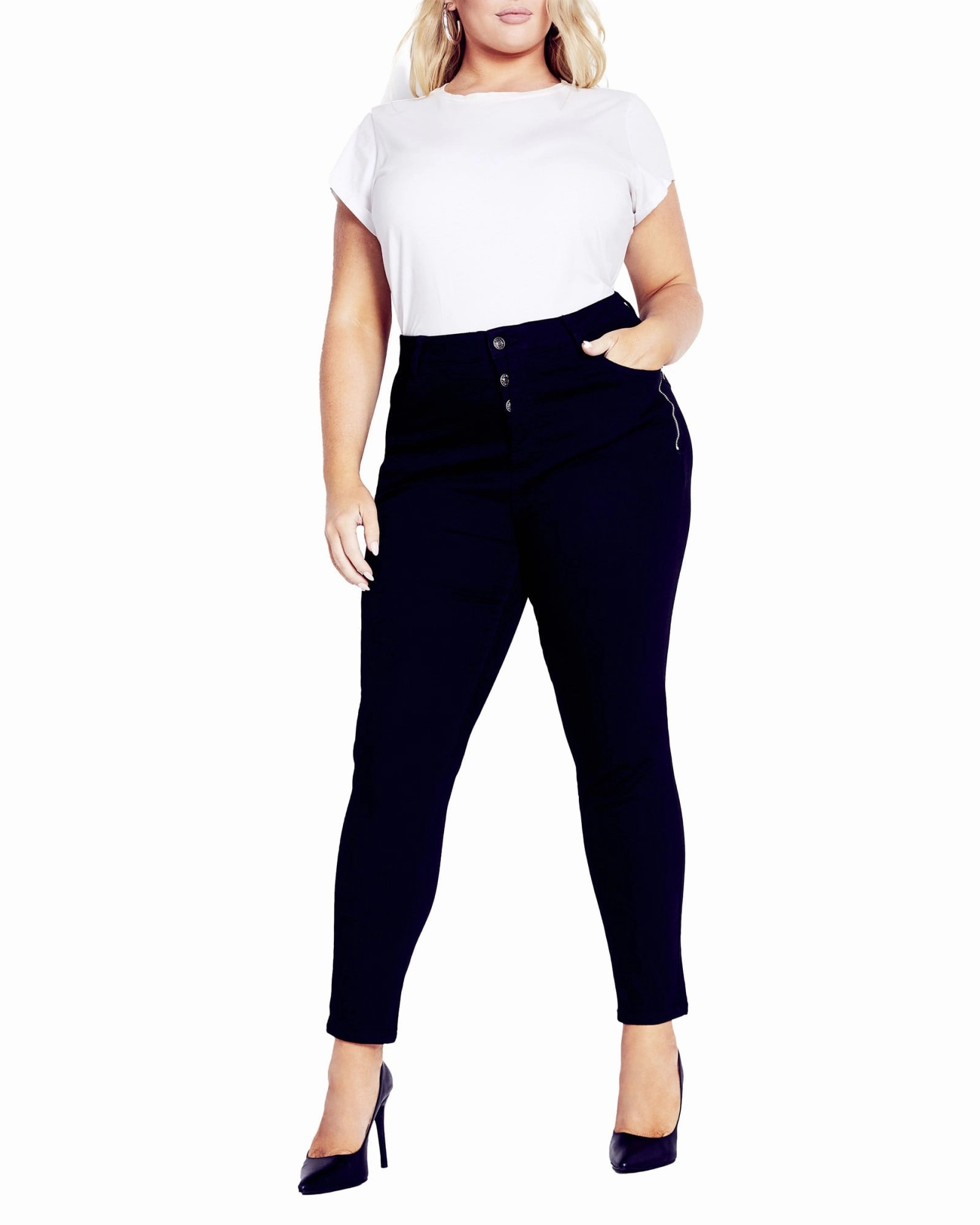 Quick Wash Serendipity Zip Jean | Black