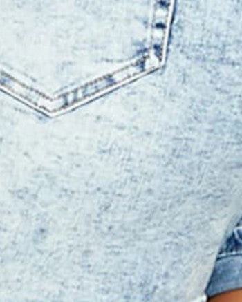 Serene Denim Short | Medium Wash Evening Stroll Comfy Casual Energy