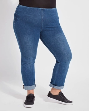 Jewel Straight-Leg Jeans | Mid Wash Universal Style Cool And Simple