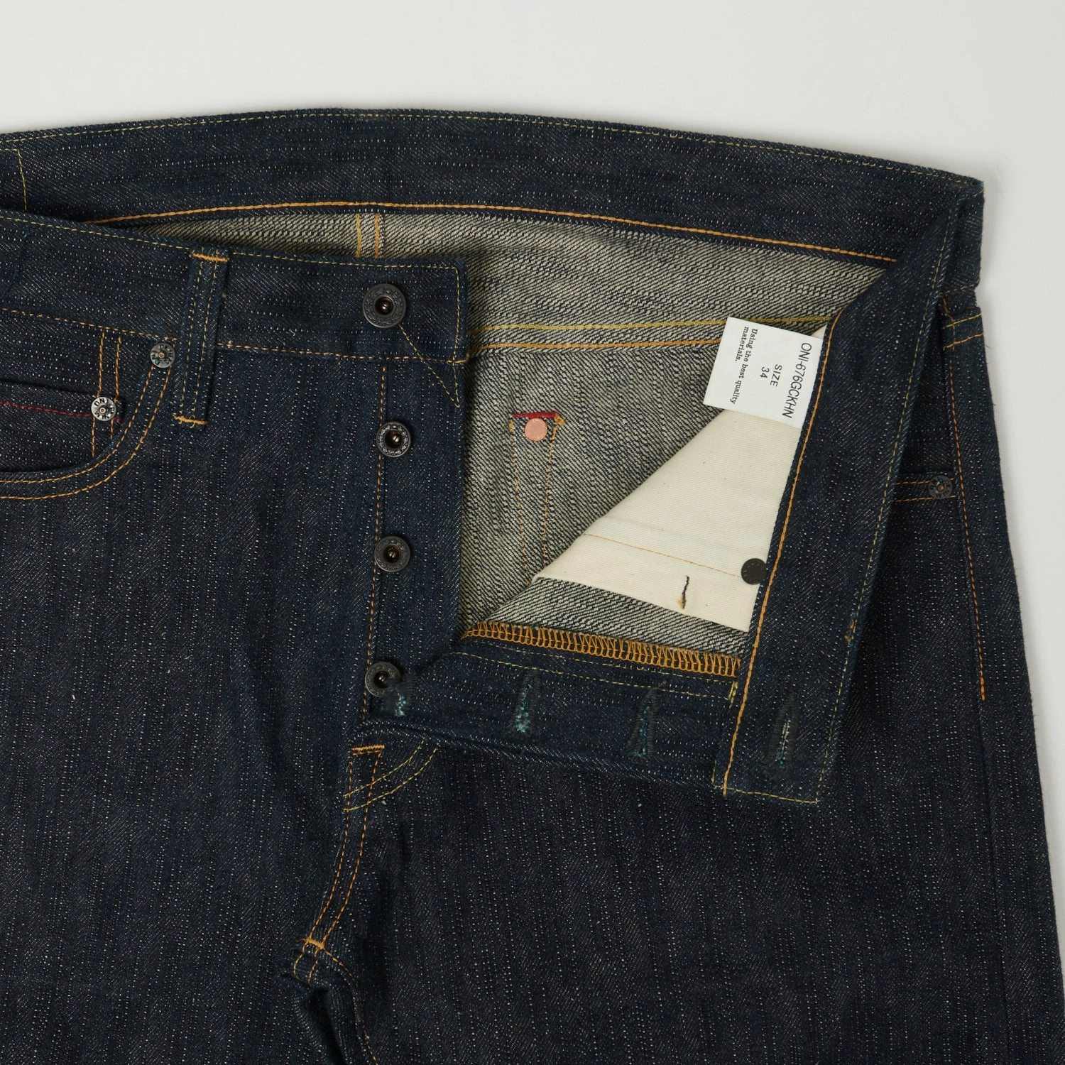 Sustainable Beach Day Clean Fashion ONI Denim 676 Green Cast Kihannen 16oz Slim Tapered Jean - Raw