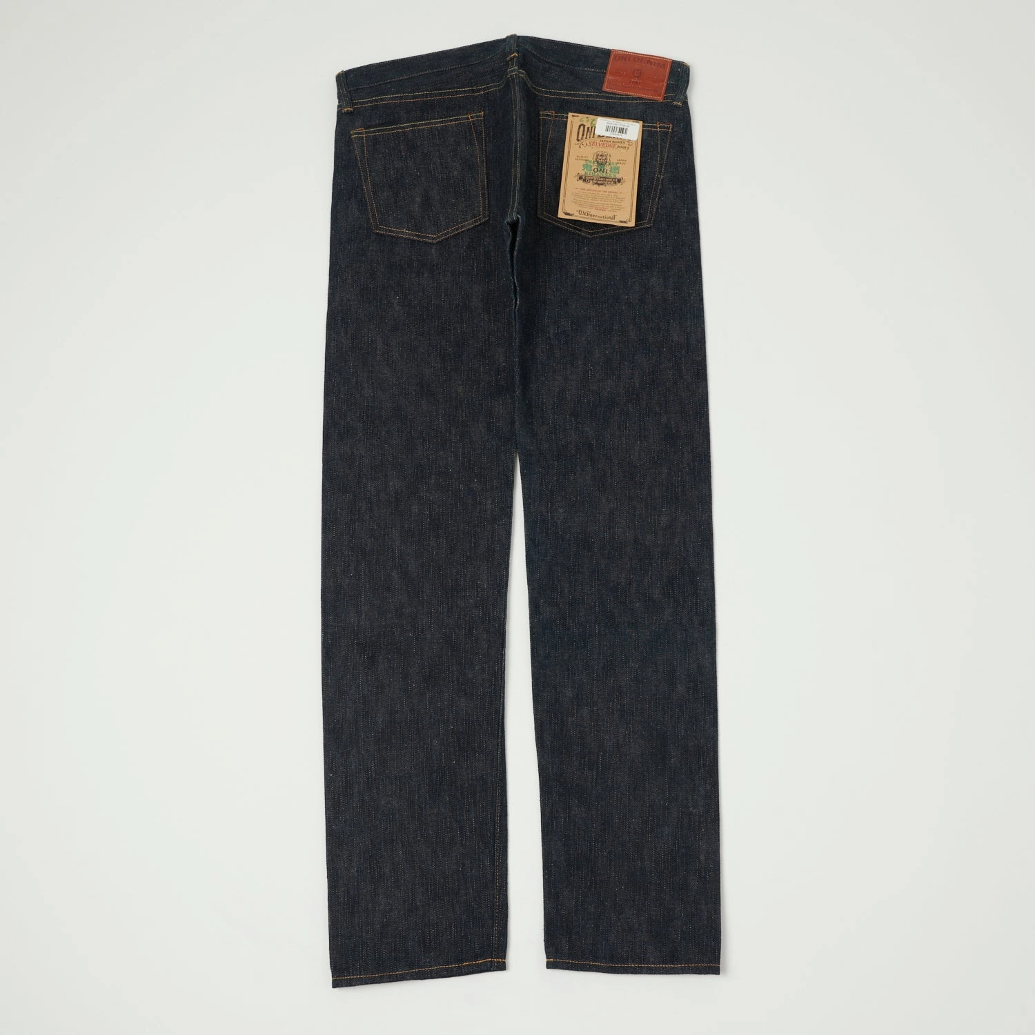 ONI Denim 676 Green Cast Kihannen 16oz Slim Tapered Jean - Raw Festival Outfit Everyday